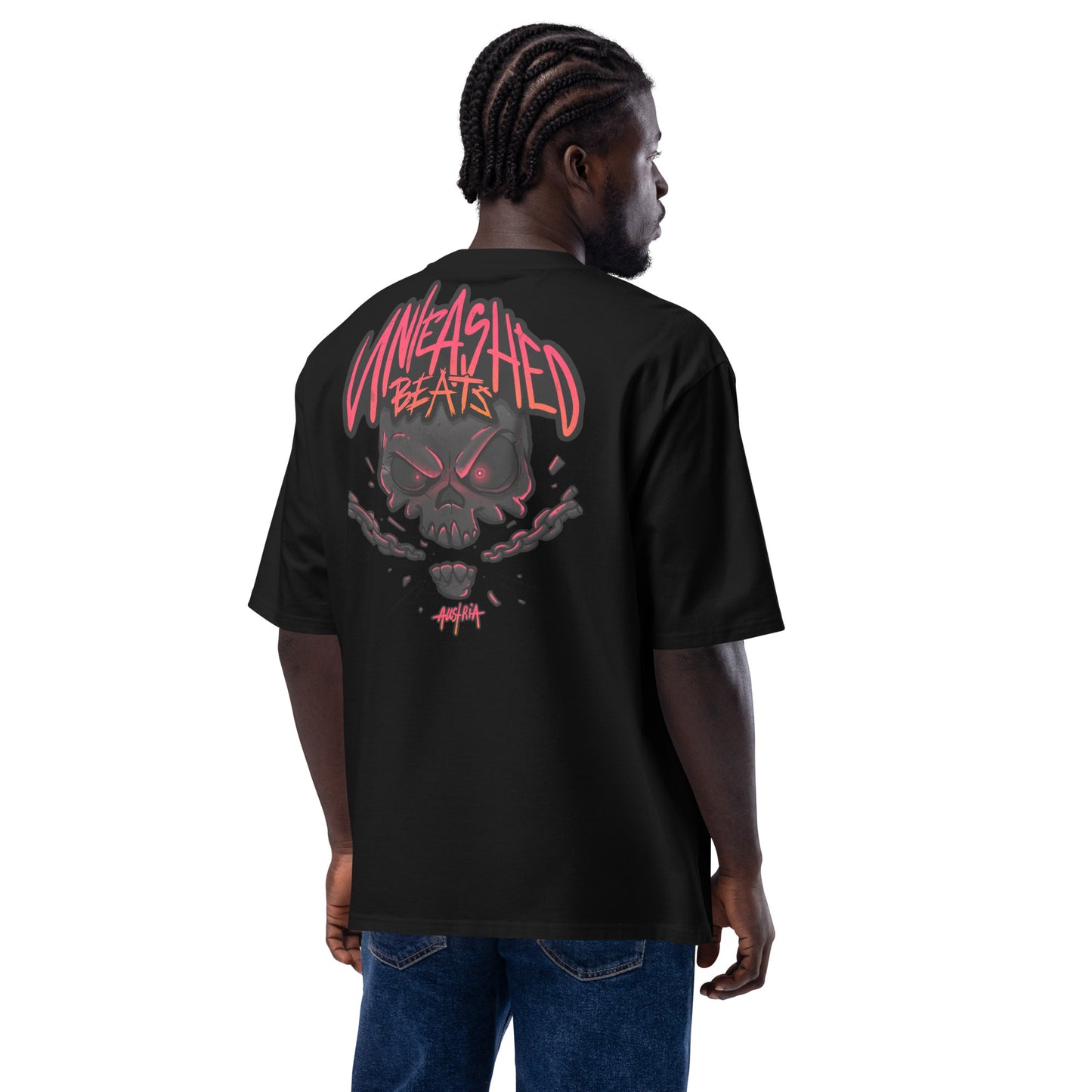 Unleashed Beats - Oversized heavyweight t-shirt